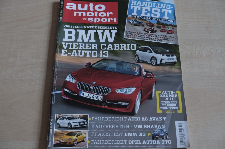 Deckblatt Auto Motor und Sport (17/2011)